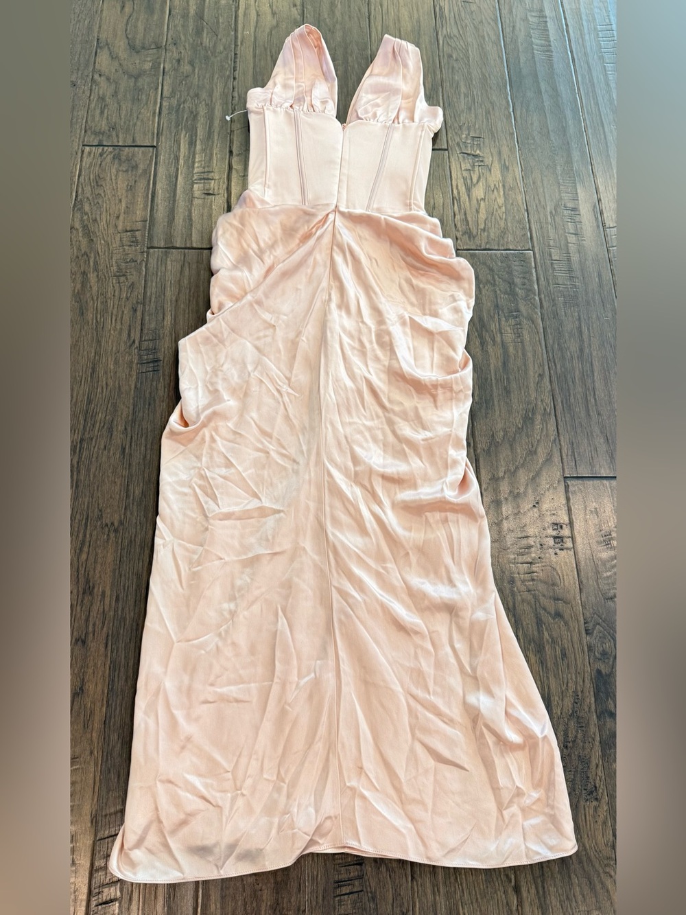HOUSE OF CB Angeline Sleeveless Satin Corset Gown - Picture 6 of 8